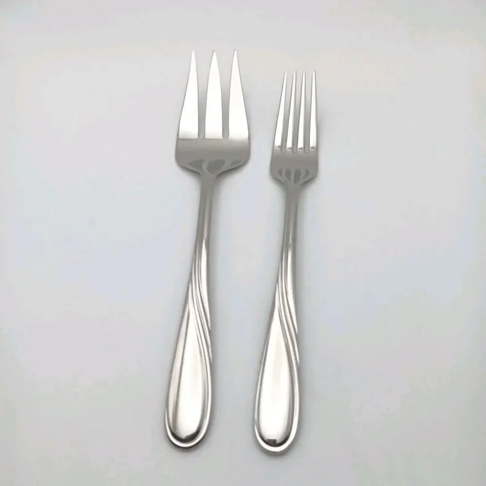 Lenox Summerville Serving & Place Forks 18/10 Stainless Flatware Vietnam New